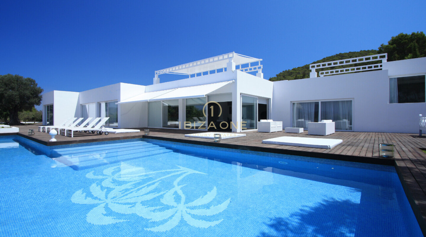 Modern luxury villa in the south with views to Las Salinas for sale, Ibiza - Modern luxury villa in the south with views to Las Salinas for rent, Ibiza