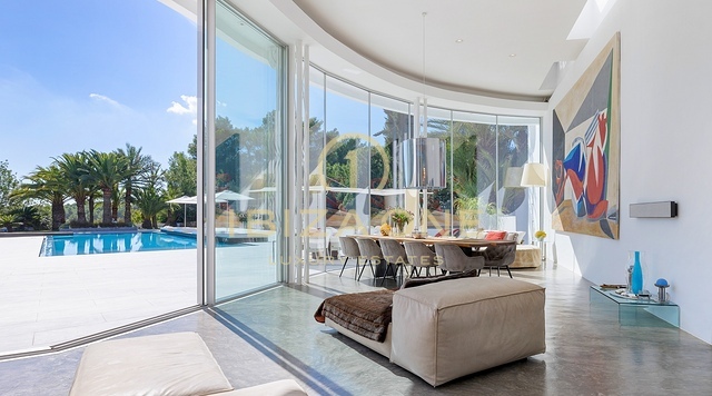 Exclusive Luxury Designer Villa for sale with Private Tennis Court, Huge outdoor pool and indoor pool, Ibiza - Exclusive Luxury Designer Villa for rent with Private Tennis Court, Huge outdoor pool and indoor pool, Ibiza