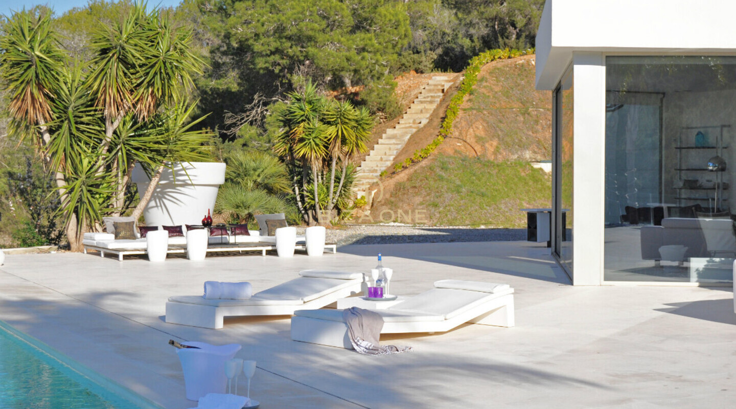 Casa Liss - una delle ville più lussuose ed esclusive sulla costa occidentale in affitto, Ibiza