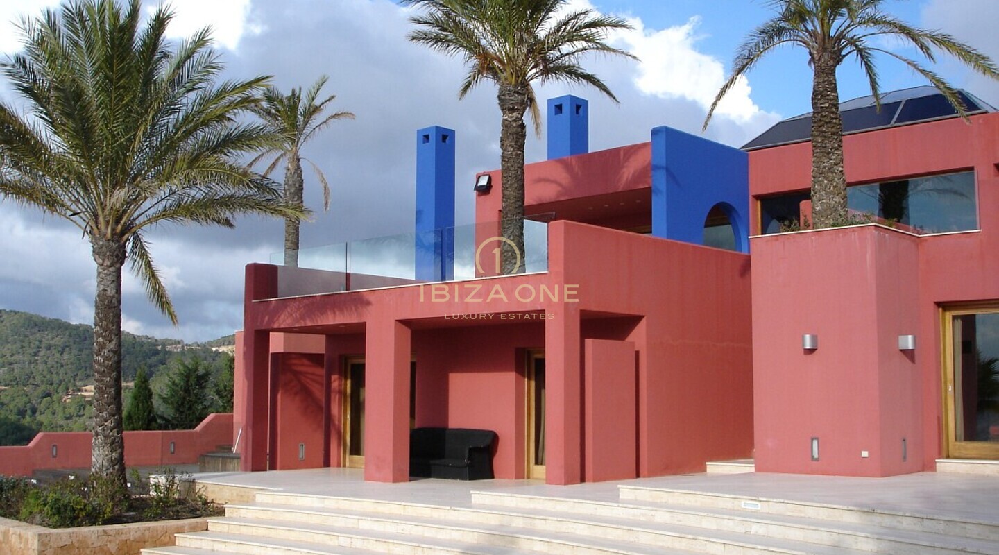Unique luxury villa with a fabulous view of Ibiza and the sea for sale, Ibiza - Unique luxury villa with a fabulous view of Ibiza and the sea for rent, Ibiza