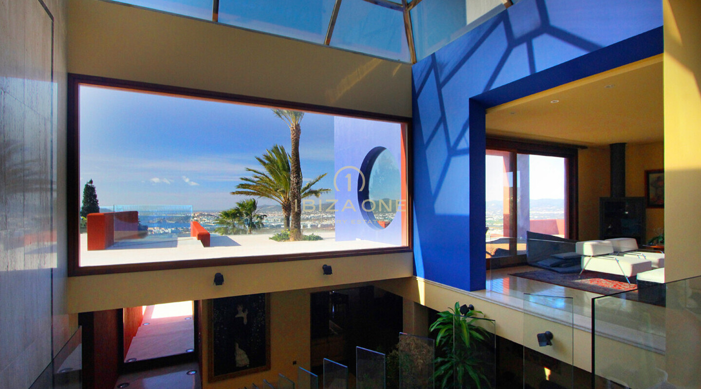 Unique luxury villa with a fabulous view of Ibiza and the sea for sale, Ibiza - Unique luxury villa with a fabulous view of Ibiza and the sea for rent, Ibiza