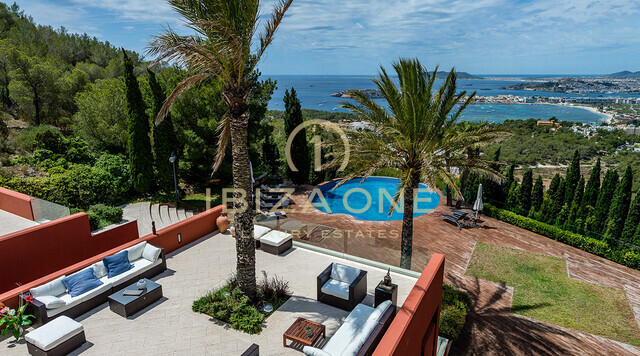 Unieke luxe villa met fantastisch uitzicht op Ibiza en de zee te koop, Ibiza - Unieke luxe villa met fantastisch uitzicht op Ibiza en de zee te huur, Ibiza