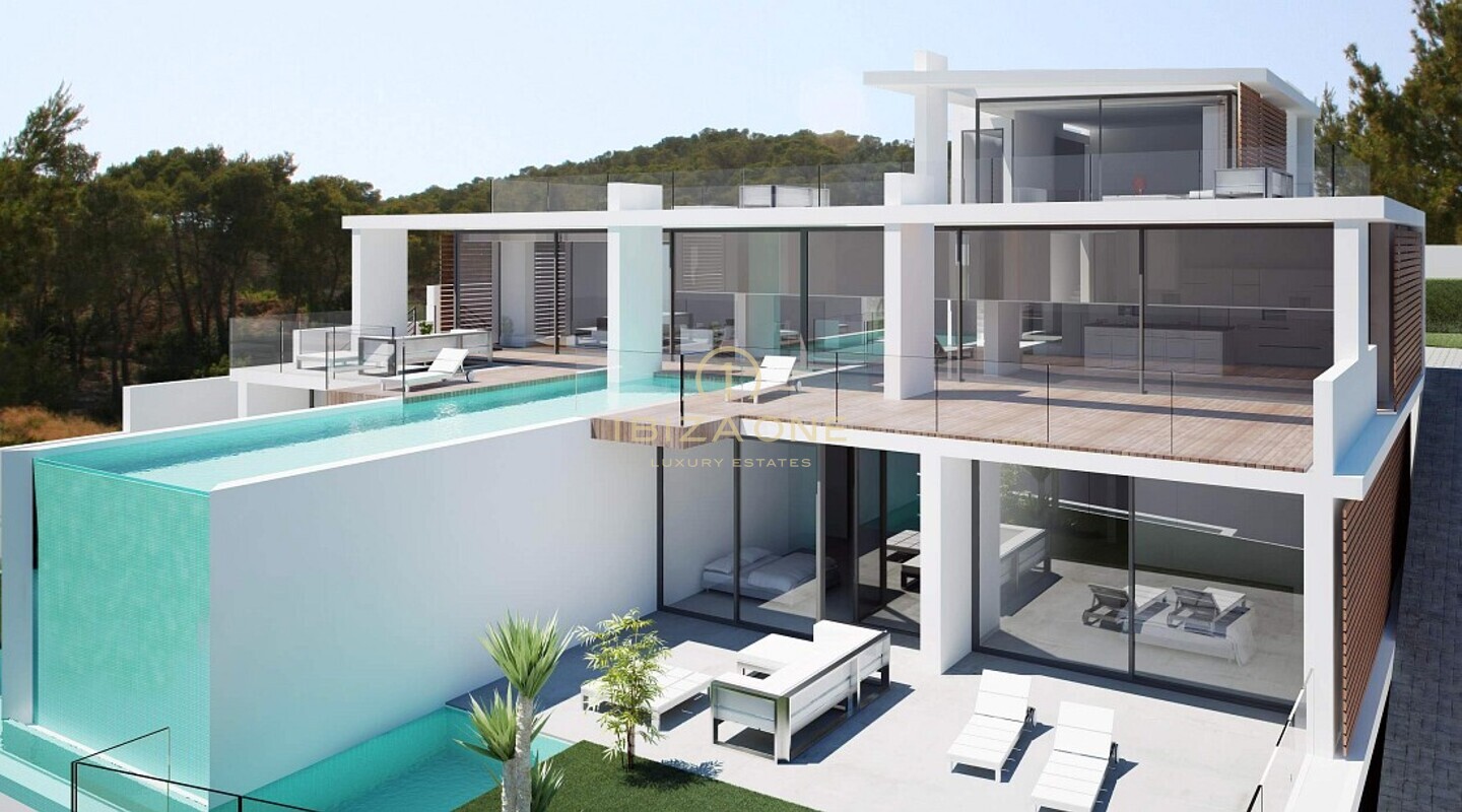 Villa de lujo e hipermoderna con vistas al mar en venta, Ibiza - Villa de lujo e hipermoderna con vistas al mar en alquiler, Ibiza