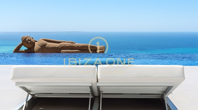 La villa de luxe The Palms à louer - Vues incomparables sur la mer et la baie depuis le sommet d'Es Cubells, Ibiza