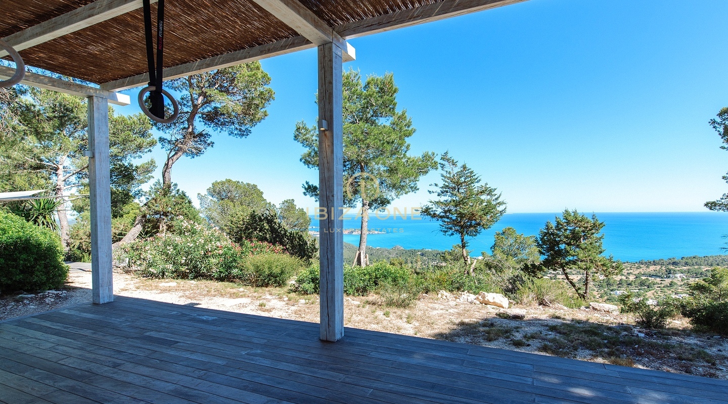 The Luxury villa The Palms for rent - Unrivaled Sea and Bay Vistas from Es Cubells’ Peak, Ibiza