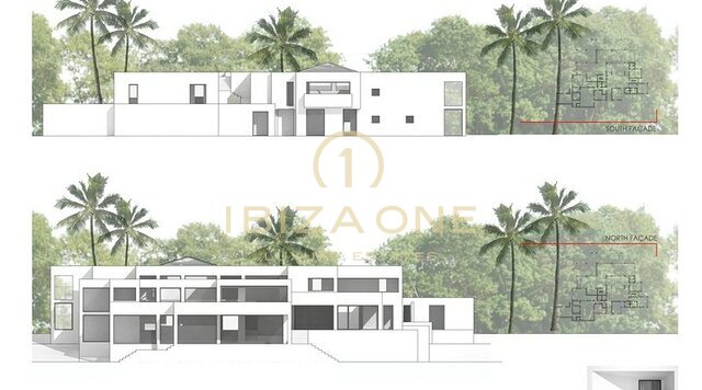 Hacienda Monterrey - Propriété de luxe avec vue incroyable sur la mer avec court de tennis et très grande maison principale et maison d'hôtes à vendre, Ibiza - Hacienda Monterrey - Propriété de luxe avec vue incroyable sur la mer avec court de tennis et très grande maison principale et maison d'hôtes à louer, Ibiza