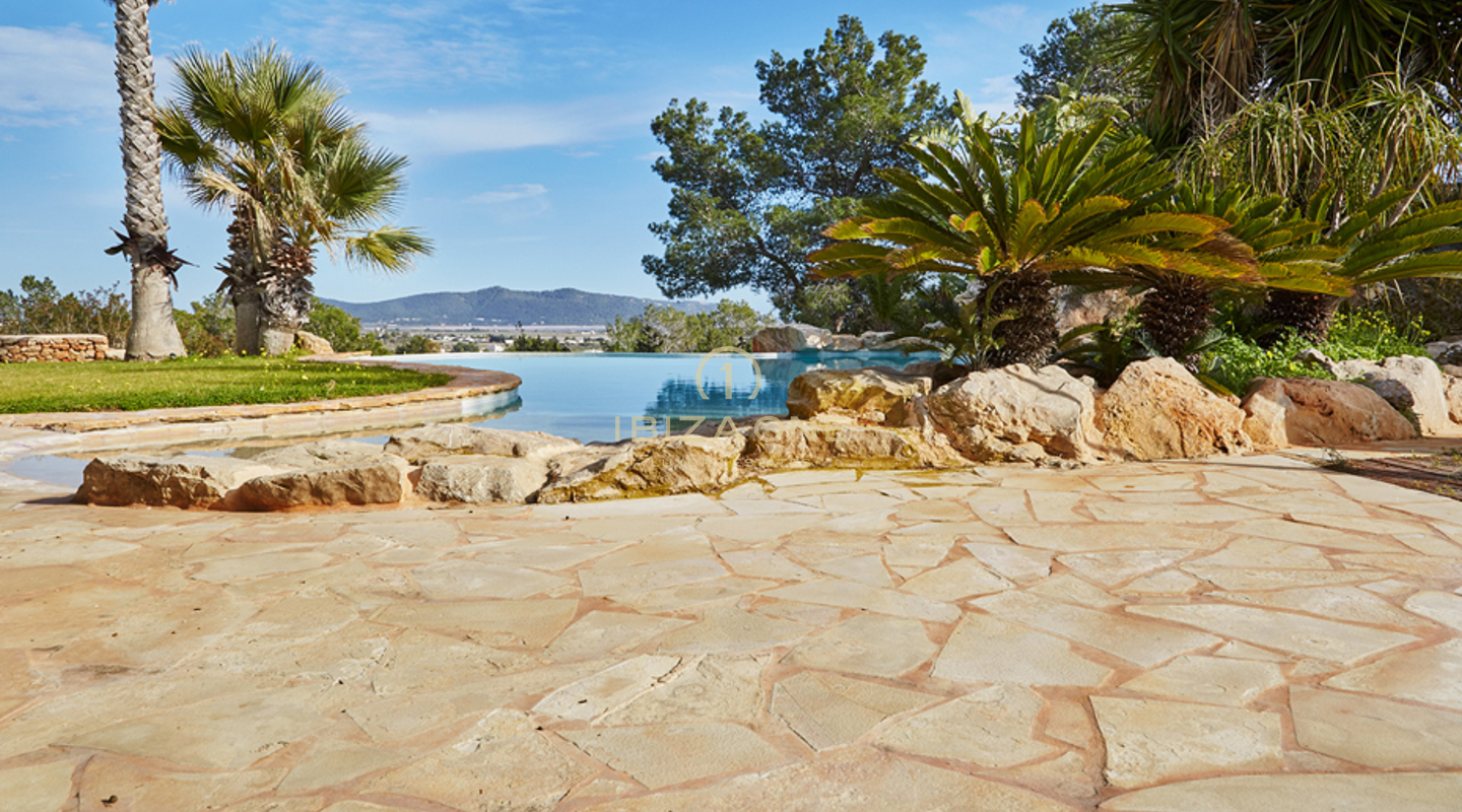Dream and luxury property with tennis court and marvelous view for sale, Ibiza - Dream and luxury property with tennis court and marvelous view for rent, Ibiza