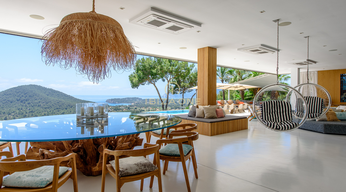 The Ultimate Cala Jondal Lifestyle Estate: Sea Views, Pool, Gym & Ibiza’s Top Hotspots at Your Doorstep for Sale and for Rent, Ibiza - Touristic Rental License