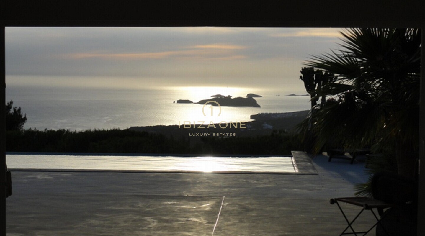 Impresionante villa de lujo con puesta de sol alrededor en venta, Ibiza - Impresionante villa de lujo con puesta de sol alrededor en alquiler, Ibiza