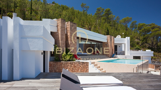Villa de diseño de lujo única con increíbles vistas al mar en venta, Ibiza - Villa de diseño de lujo única con increíbles vistas al mar en alquiler, Ibiza