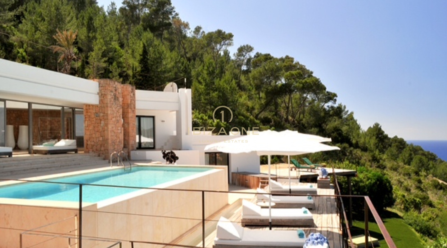Unique Luxury Design Villa with amazing sea view for sale, Ibiza - Unique Luxury Design Villa with amazing sea view for rent, Ibiza