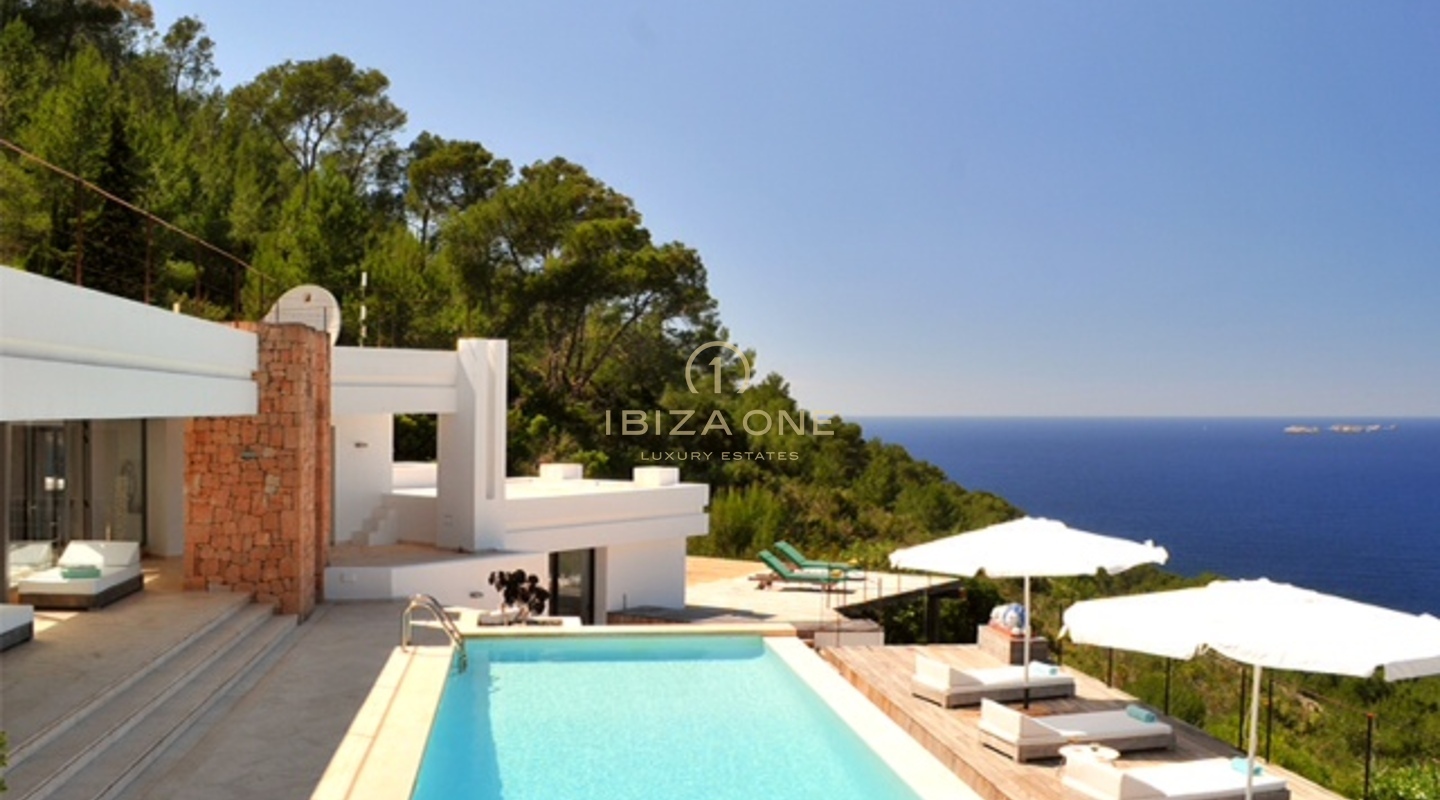 Einzigartige Luxus-Design-Villa mit herrlichem Meerblick zu verkaufen, Ibiza - Einzigartige Luxus-Design-Villa mit herrlichem Meerblick zu vermieten, Ibiza