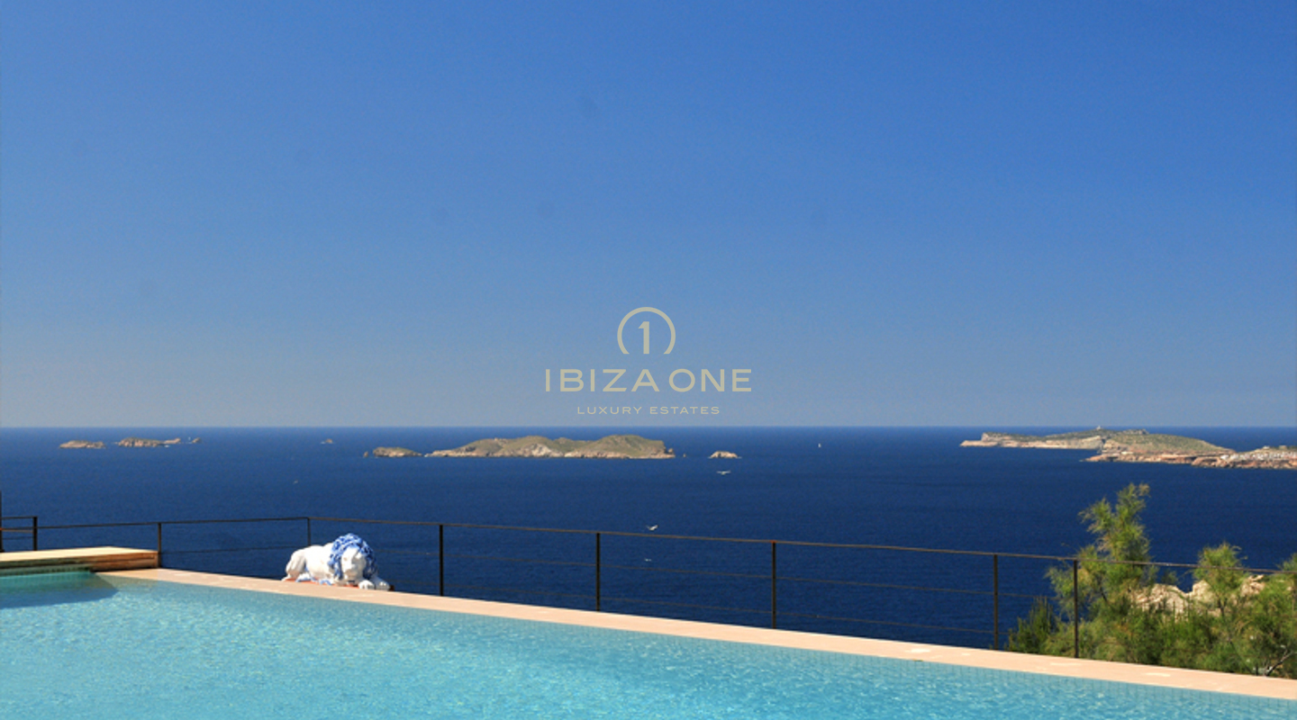 Villa de diseño de lujo única con increíbles vistas al mar en venta, Ibiza - Villa de diseño de lujo única con increíbles vistas al mar en alquiler, Ibiza