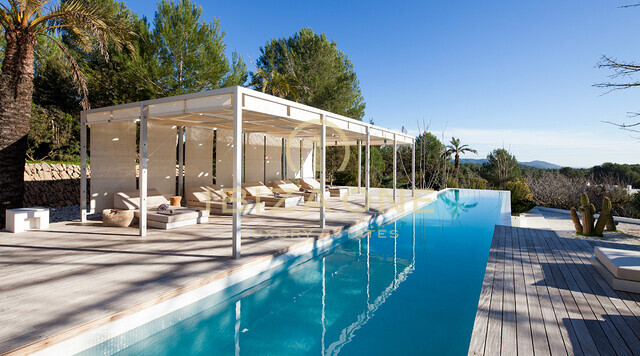 Villa de diseño de lujo con vistas a Formentera en venta, Ibiza - Villa de diseño de lujo con vistas a Formentera en alquiler, Ibiza