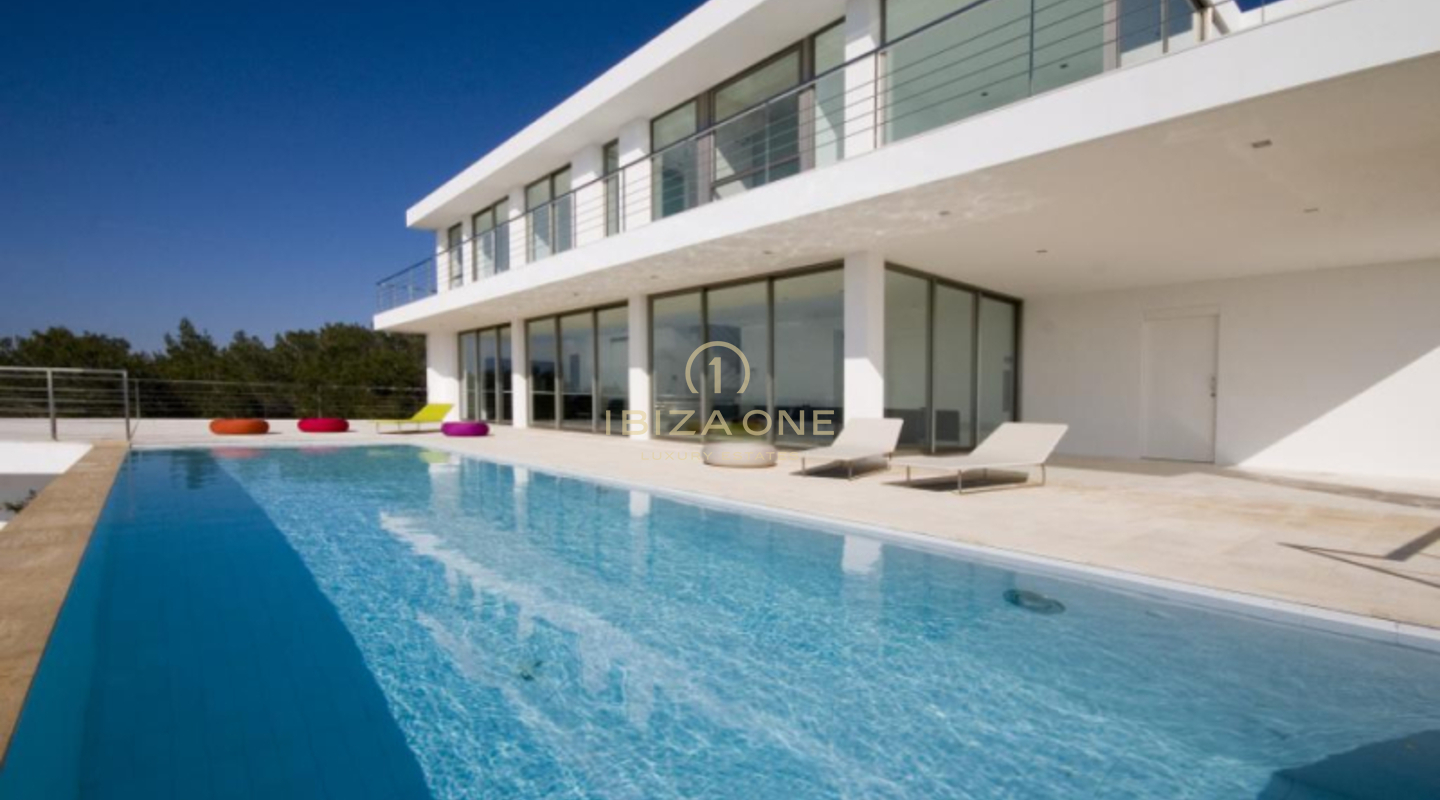 Can Rimbau - Luxe, indrukwekkende moderne villa met fantastisch uitzicht te koop in Can Rimbau, Ibiza - Can Rimbau - Luxe, indrukwekkende moderne villa met fantastisch uitzicht te huur in Can Rimbau, Ibiza