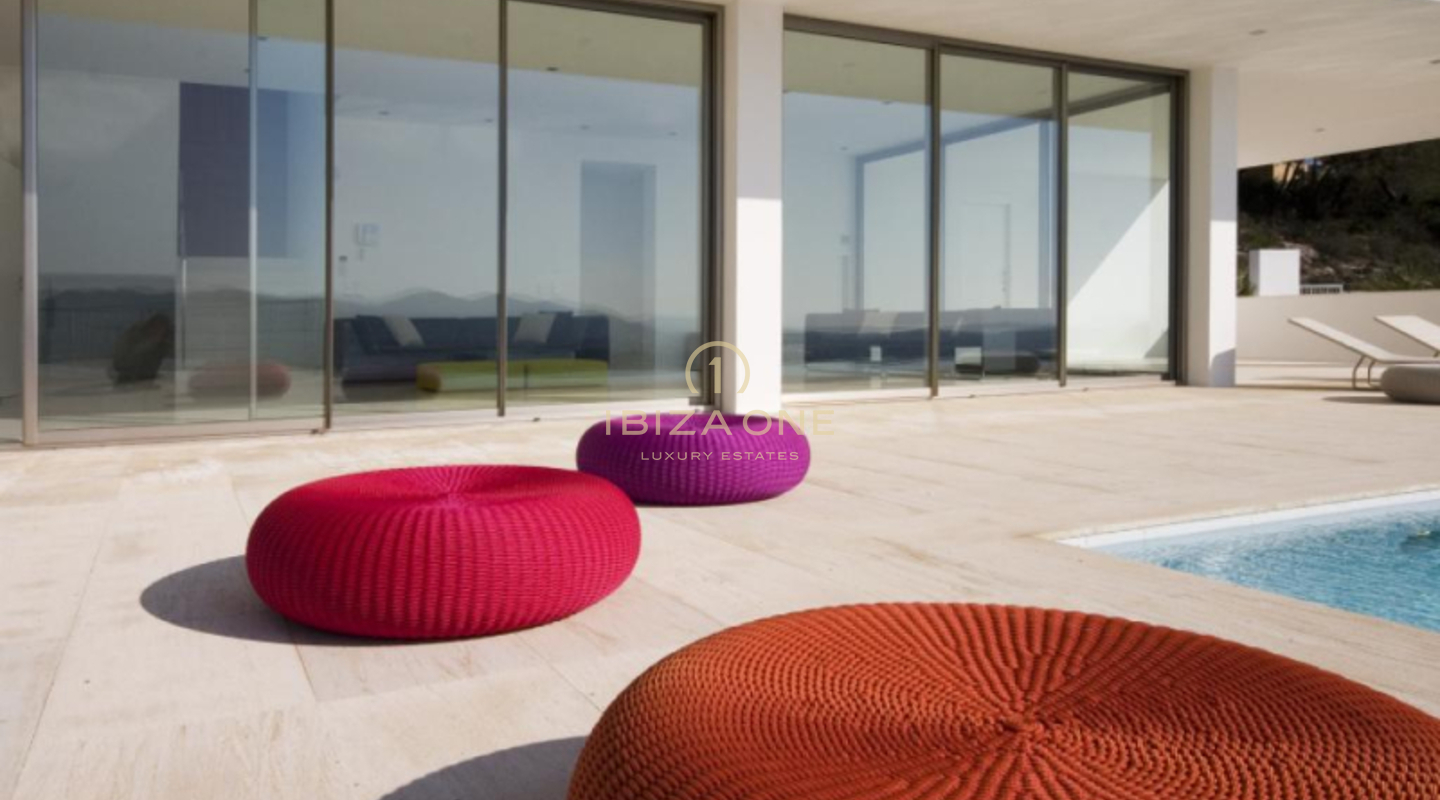 Can Rimbau - Impresionante villa moderna de lujo con impresionantes vistas en venta en Can Rimbau, Ibiza - Can Rimbau - Impresionante villa moderna de lujo con impresionantes vistas en alquiler en Can Rimbau, Ibiza