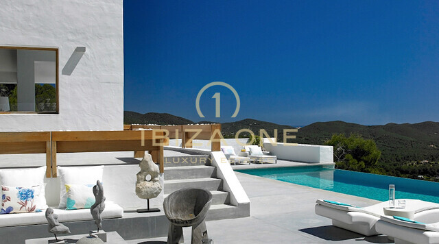 Luxe moderne designvilla met prachtig panoramisch zeezicht te koop, Ibiza - Luxe moderne designvilla met prachtig panoramisch zeezicht te huur, Ibiza