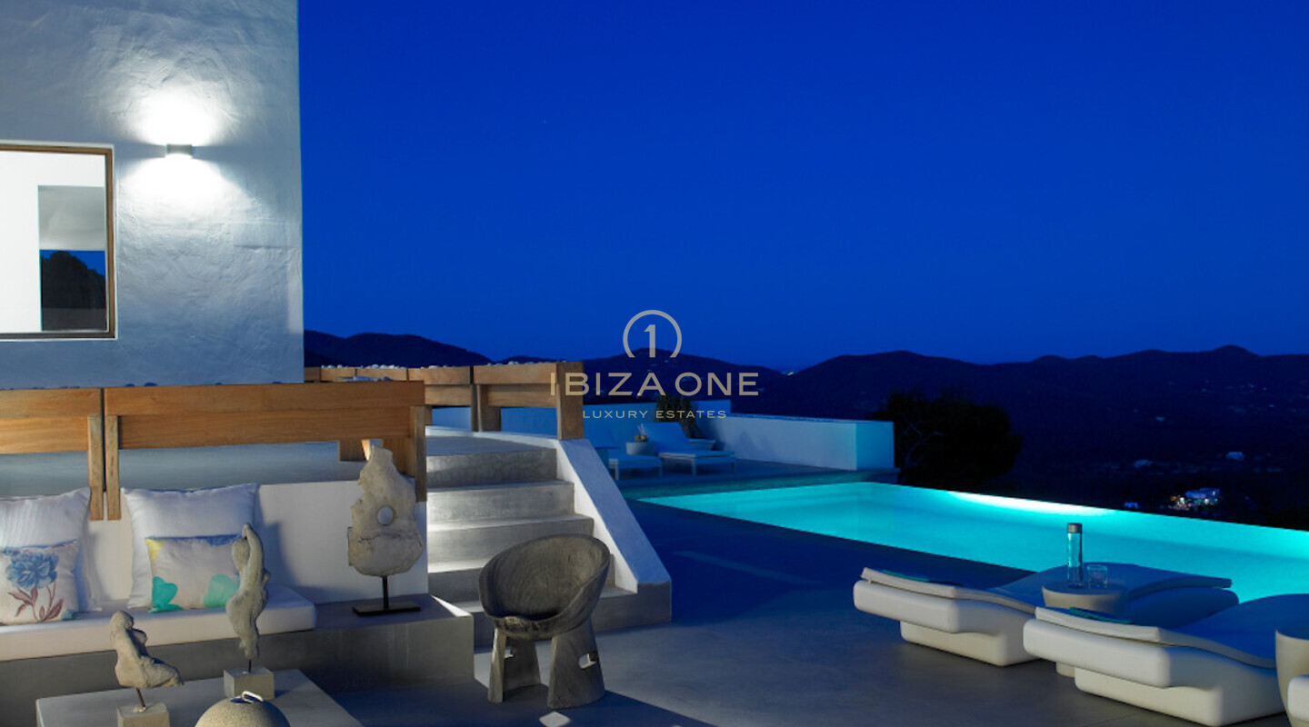 Villa de lujo de diseño moderno con impresionantes vistas panorámicas al mar en venta, Ibiza - Villa de lujo de diseño moderno con impresionantes vistas panorámicas al mar en alquiler, Ibiza