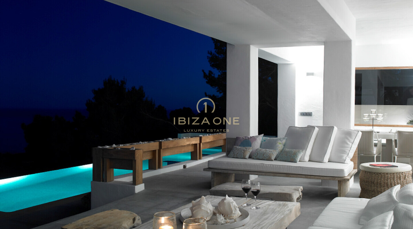 Villa di lusso dal design moderno con splendida vista panoramica sul mare in vendita, Ibiza - Villa di lusso dal design moderno con splendida vista panoramica sul mare in affitto, Ibiza