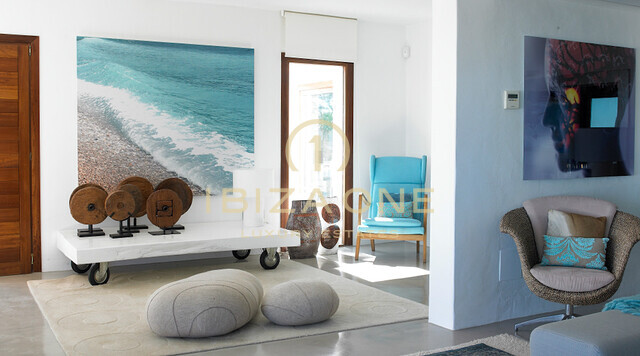 Luxuriöse Villa im modernen Design mit atemberaubendem Panoramablick auf das Meer zu verkaufen, Ibiza - Luxuriöse Villa im modernen Design mit atemberaubendem Panoramablick auf das Meer zu vermieten, Ibiza