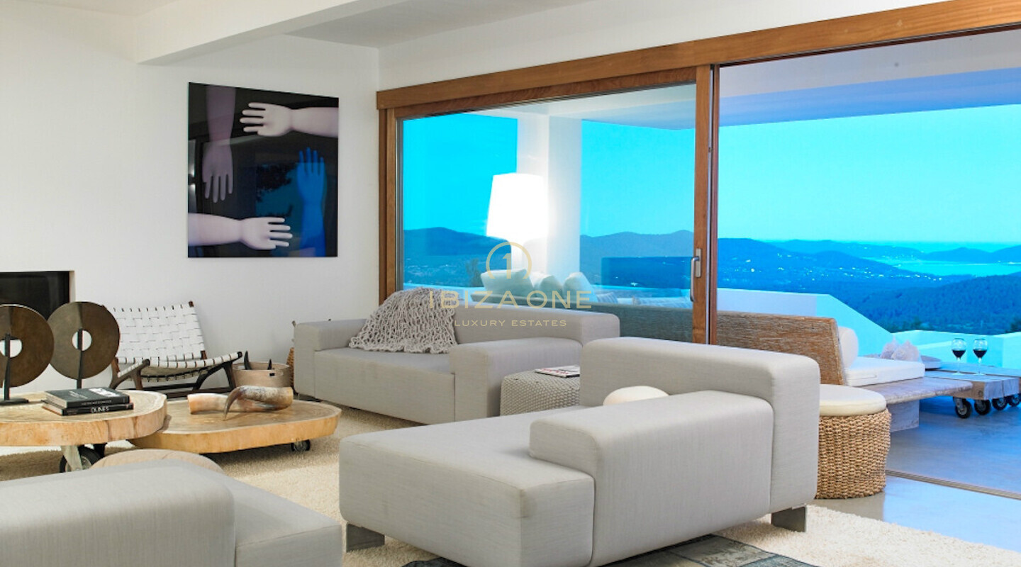 Luxe moderne designvilla met prachtig panoramisch zeezicht te koop, Ibiza - Luxe moderne designvilla met prachtig panoramisch zeezicht te huur, Ibiza