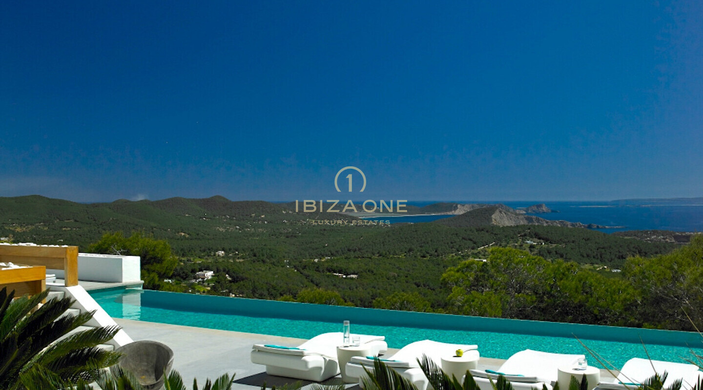 Villa di lusso dal design moderno con splendida vista panoramica sul mare in vendita, Ibiza - Villa di lusso dal design moderno con splendida vista panoramica sul mare in affitto, Ibiza