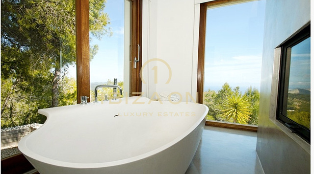 Villa di lusso dal design moderno con splendida vista panoramica sul mare in vendita, Ibiza - Villa di lusso dal design moderno con splendida vista panoramica sul mare in affitto, Ibiza