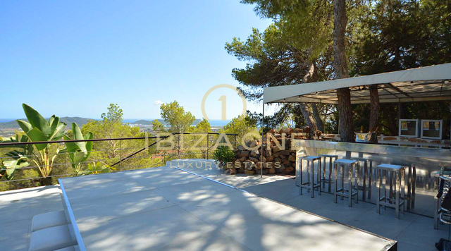 Villa de luxe spectaculaire avec 8 chambres à louer, Ibiza