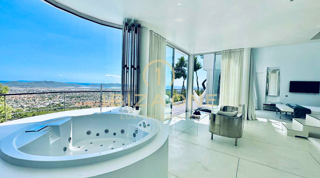 Villa de luxe spectaculaire avec 8 chambres à louer, Ibiza