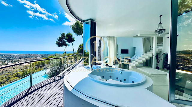 Villa de luxe spectaculaire avec 8 chambres à louer, Ibiza