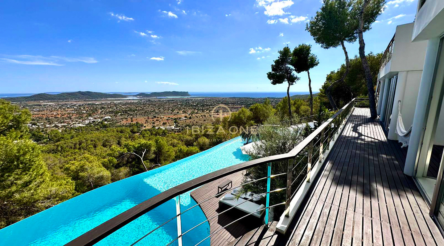 Villa de luxe spectaculaire avec 8 chambres à louer, Ibiza