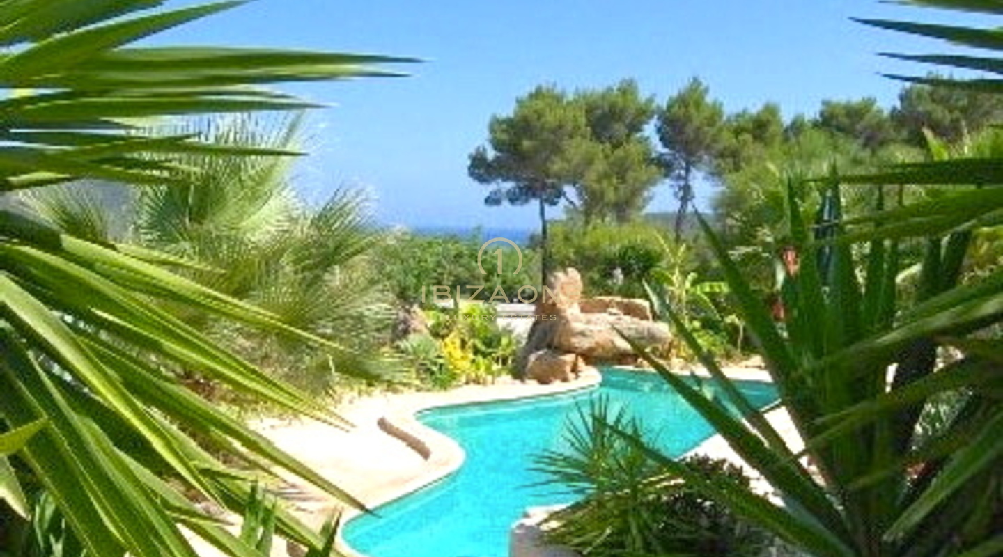 Lujosa y preciosa casa de campo con fantásticas vistas al mar en venta, Ibiza - Lujosa y preciosa casa de campo con fantásticas vistas al mar en alquiler, Ibiza