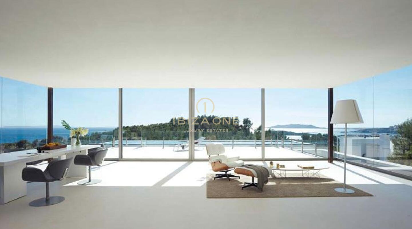 Villa di lusso e design con vista mare su Formentera e porto di Ibiza in vendita, Ibiza - Villa di lusso e design con vista mare su Formentera e porto di Ibiza in affitto, Ibiza