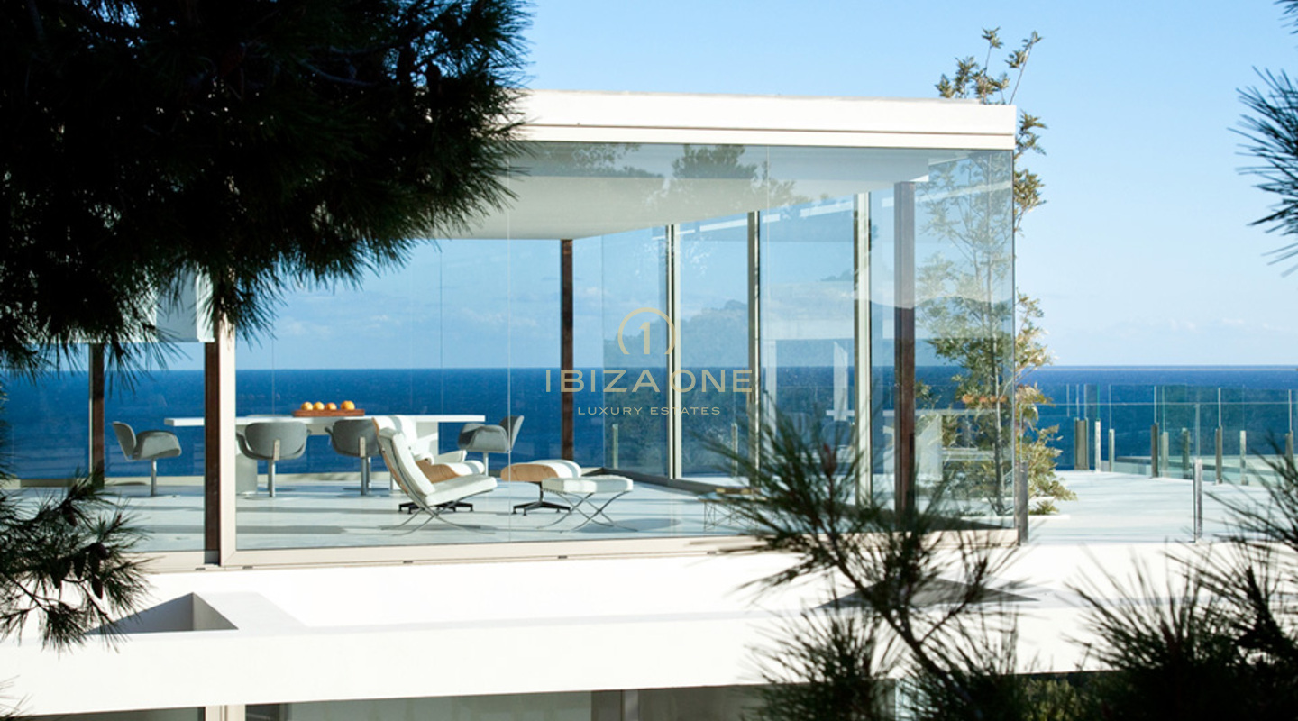 Villa di lusso e design con vista mare su Formentera e porto di Ibiza in vendita, Ibiza - Villa di lusso e design con vista mare su Formentera e porto di Ibiza in affitto, Ibiza