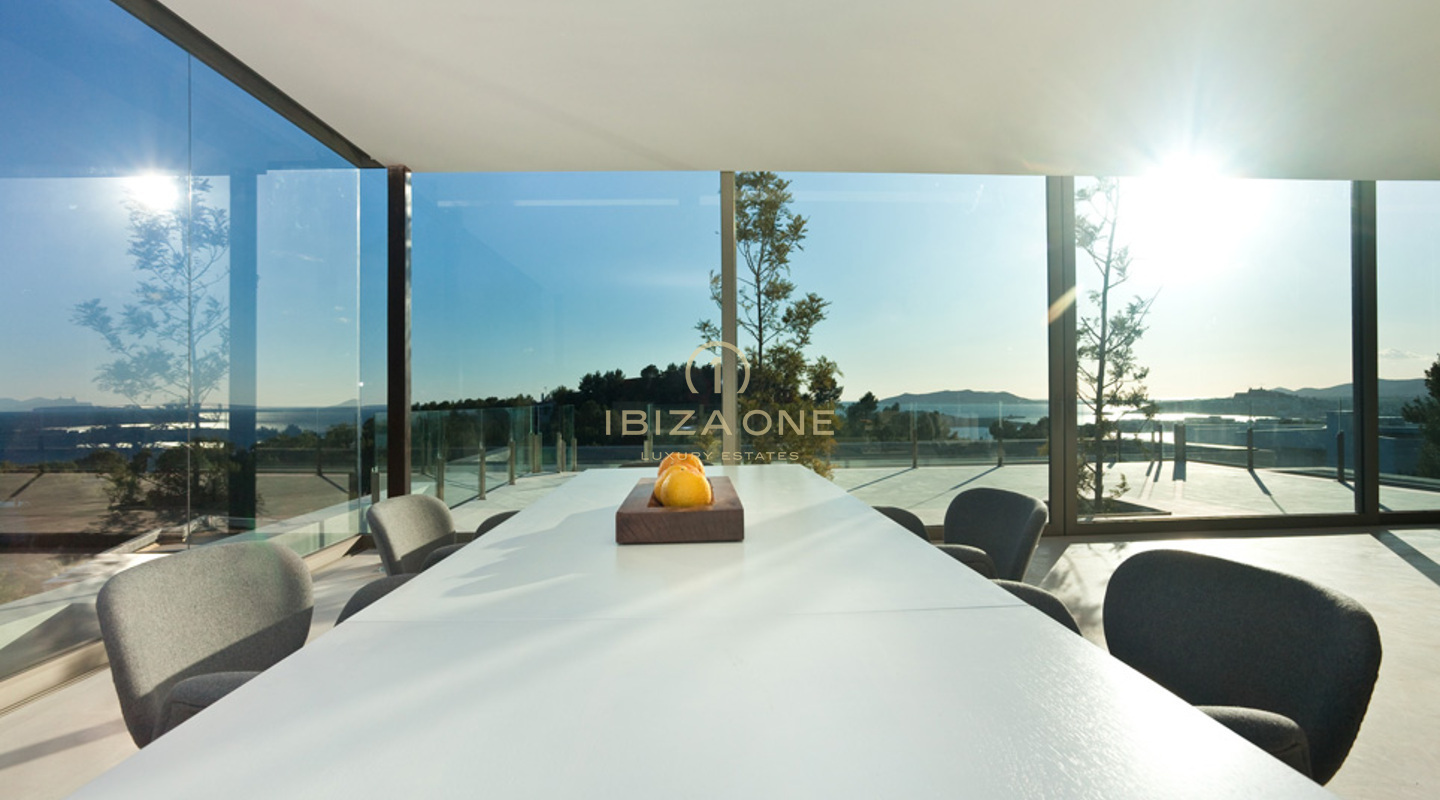 Villa di lusso e design con vista mare su Formentera e porto di Ibiza in vendita, Ibiza - Villa di lusso e design con vista mare su Formentera e porto di Ibiza in affitto, Ibiza