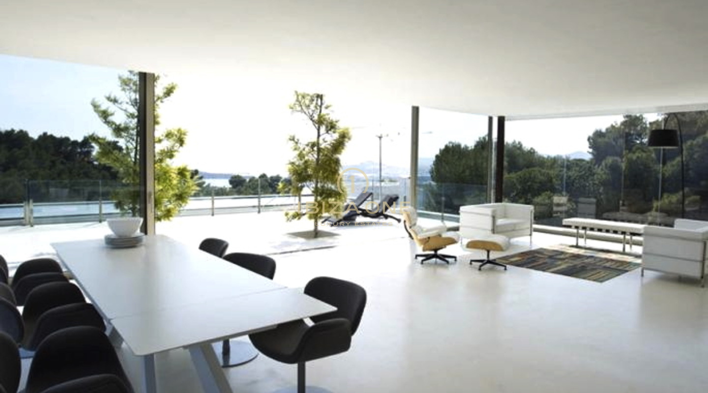 Villa di lusso e design con vista mare su Formentera e porto di Ibiza in vendita, Ibiza - Villa di lusso e design con vista mare su Formentera e porto di Ibiza in affitto, Ibiza