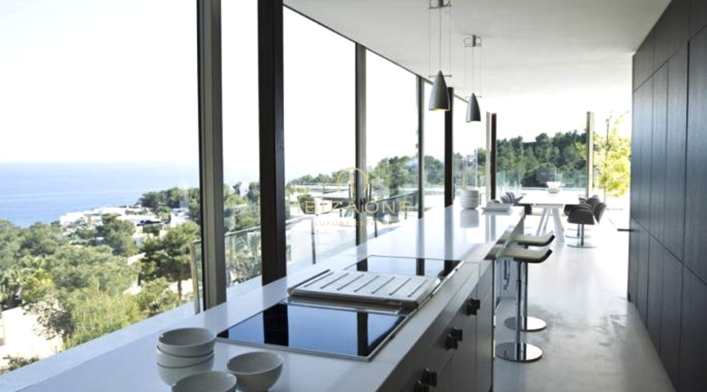 Villa di lusso e design con vista mare su Formentera e porto di Ibiza in vendita, Ibiza - Villa di lusso e design con vista mare su Formentera e porto di Ibiza in affitto, Ibiza