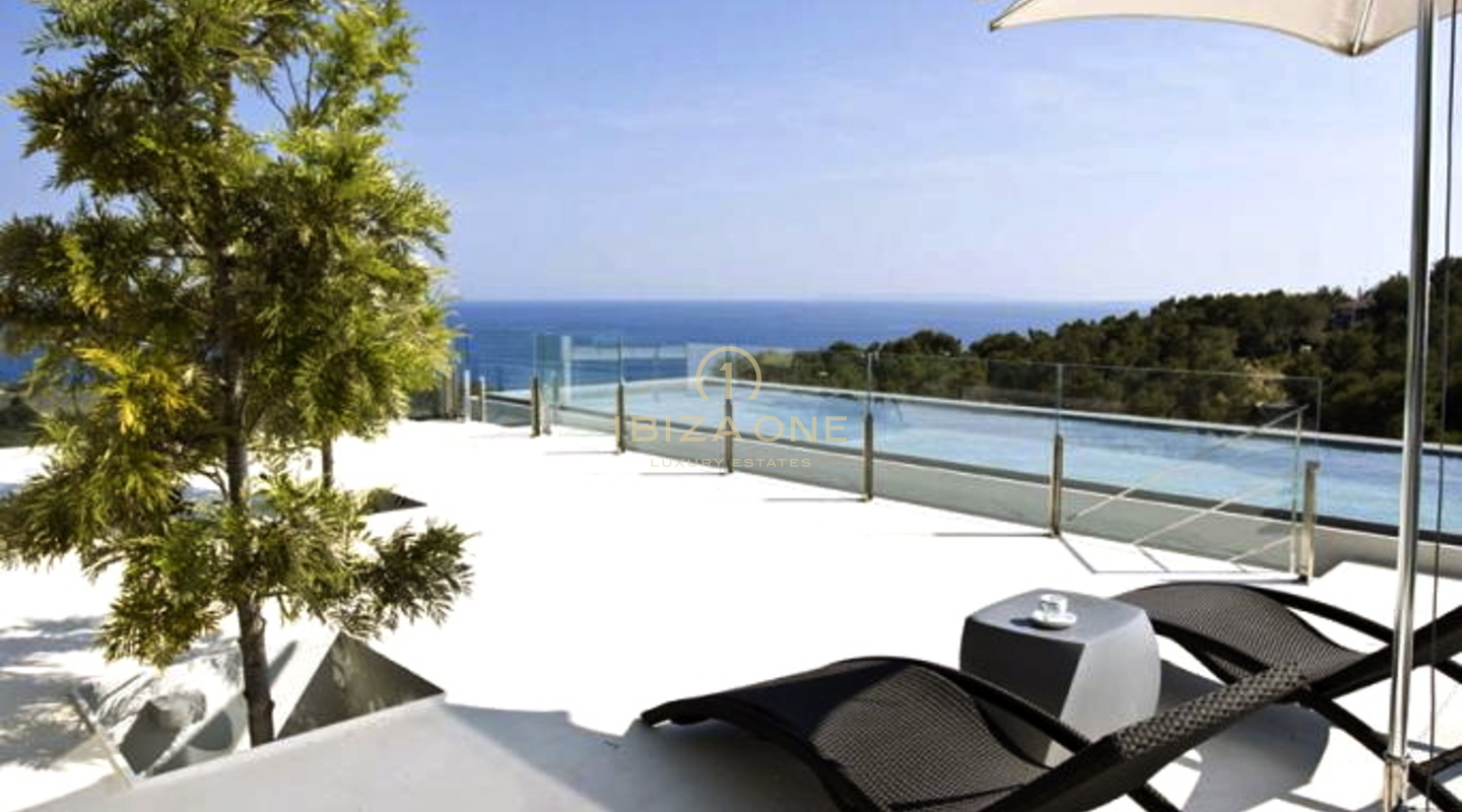 Villa di lusso e design con vista mare su Formentera e porto di Ibiza in vendita, Ibiza - Villa di lusso e design con vista mare su Formentera e porto di Ibiza in affitto, Ibiza