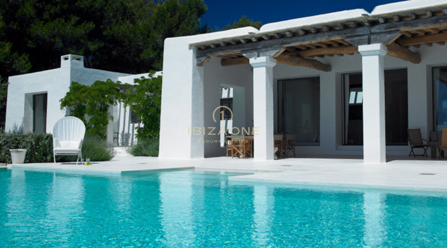 Finca/villa de lujo sofisticada en Blakstad con vistas panorámicas en venta, Ibiza - Finca/villa de lujo sofisticada en Blakstad con vistas panorámicas en alquiler, Ibiza