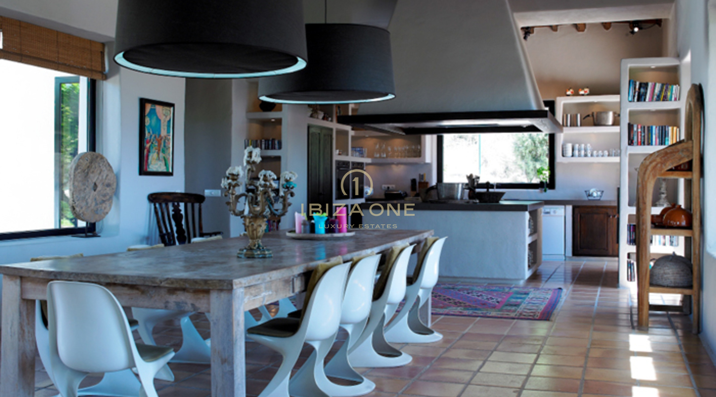 Stunning Luxury Blakstad Finca with Sea View for Rent, Ibiza