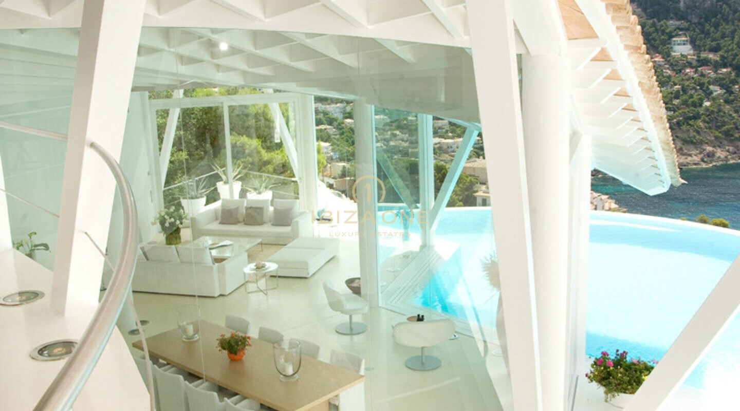 Villa design spectaculaire avec vue panoramique sur la mer à vendre, Majorque - Villa design spectaculaire avec vue panoramique sur la mer à louer, Majorque