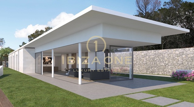Villa moderna y de lujo de nueva construcción con impresionantes vistas al campo y al mar - ubicación muy exclusiva en venta, Ibiza - Villa moderna y de lujo de nueva construcción con impresionantes vistas al campo y al mar - ubicación muy exclusiva en alquiler, Ibiza