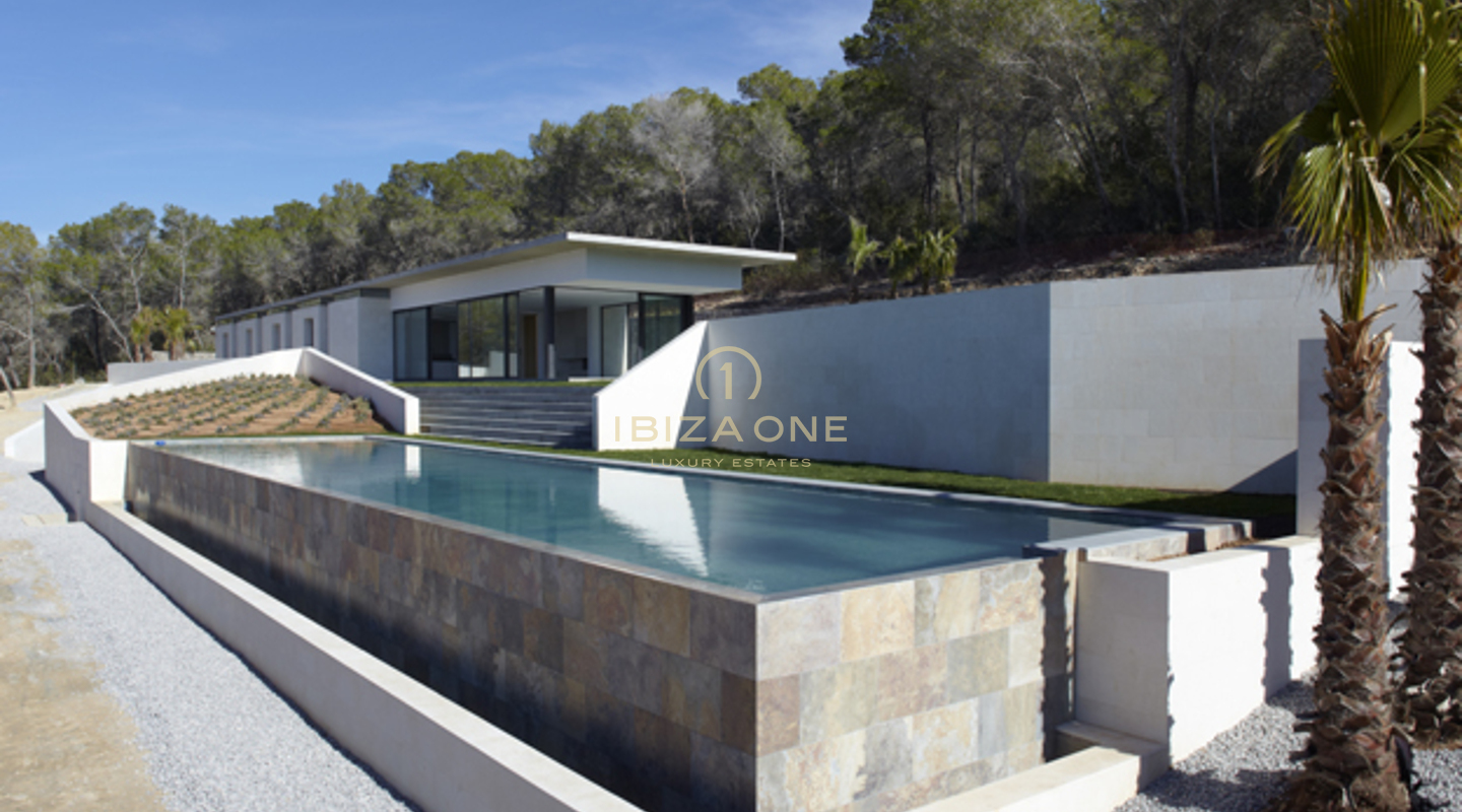 Villa moderna y de lujo de nueva construcción con impresionantes vistas al campo y al mar - ubicación muy exclusiva en venta, Ibiza - Villa moderna y de lujo de nueva construcción con impresionantes vistas al campo y al mar - ubicación muy exclusiva en alquiler, Ibiza