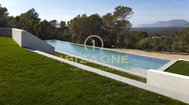 Villa moderna y de lujo de nueva construcción con impresionantes vistas al campo y al mar - ubicación muy exclusiva en venta, Ibiza - Villa moderna y de lujo de nueva construcción con impresionantes vistas al campo y al mar - ubicación muy exclusiva en alquiler, Ibiza