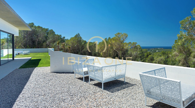 Villa moderna y de lujo de nueva construcción con impresionantes vistas al campo y al mar - ubicación muy exclusiva en venta, Ibiza - Villa moderna y de lujo de nueva construcción con impresionantes vistas al campo y al mar - ubicación muy exclusiva en alquiler, Ibiza