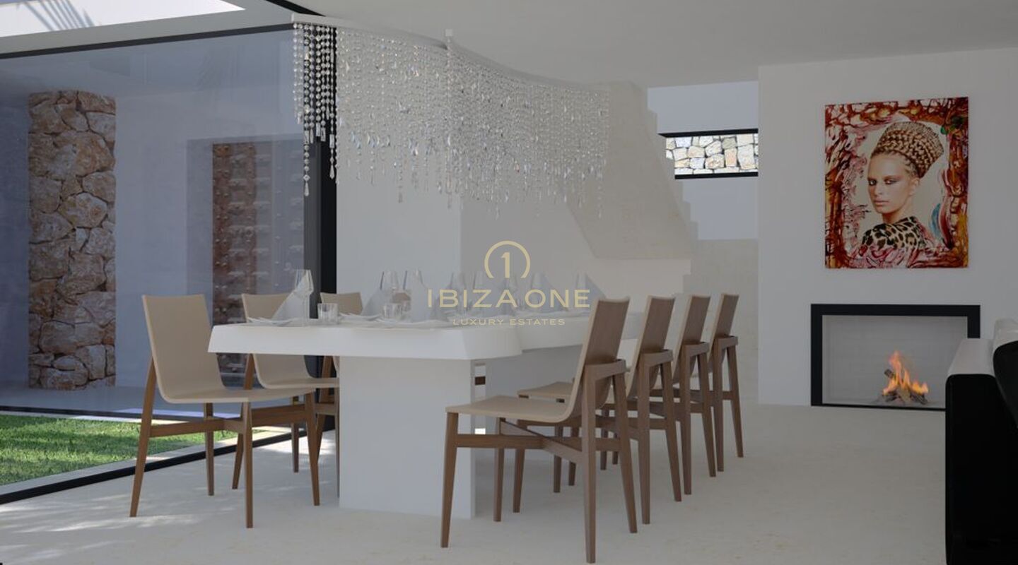Moderne luxe villa op toplocatie Can Rimbau te koop, Ibiza - Moderne luxe villa op toplocatie Can Rimbau te huur, Ibiza