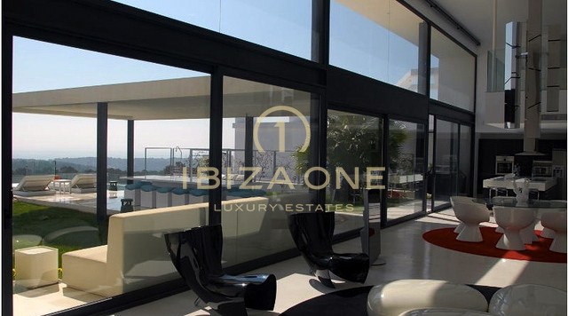 Luxury and beautiful glass front villa for rent, Ibiza - Luxury and beautiful glass front villa for sale, Ibiza