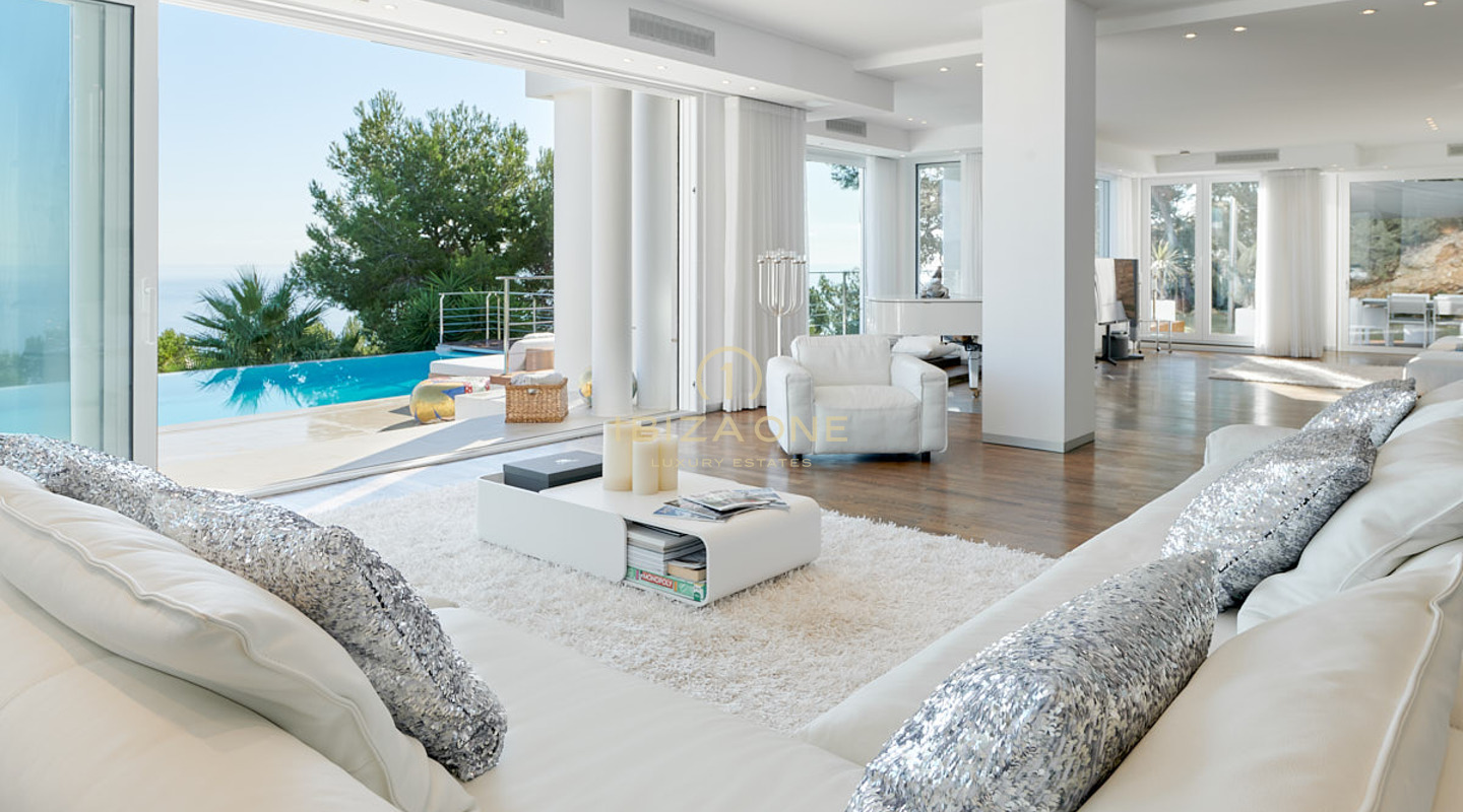 Moderna villa de lujo con vistas panorámicas e impresionante villa de lujo en venta, Ibiza - Moderna villa de lujo con vistas panorámicas e impresionante villa de lujo en alquiler, Ibiza
