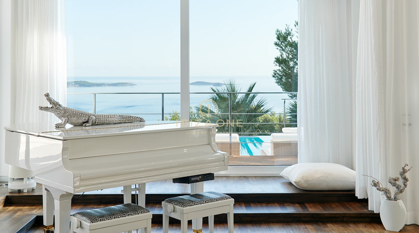 Moderna villa de lujo con vistas panorámicas e impresionante villa de lujo en venta, Ibiza - Moderna villa de lujo con vistas panorámicas e impresionante villa de lujo en alquiler, Ibiza