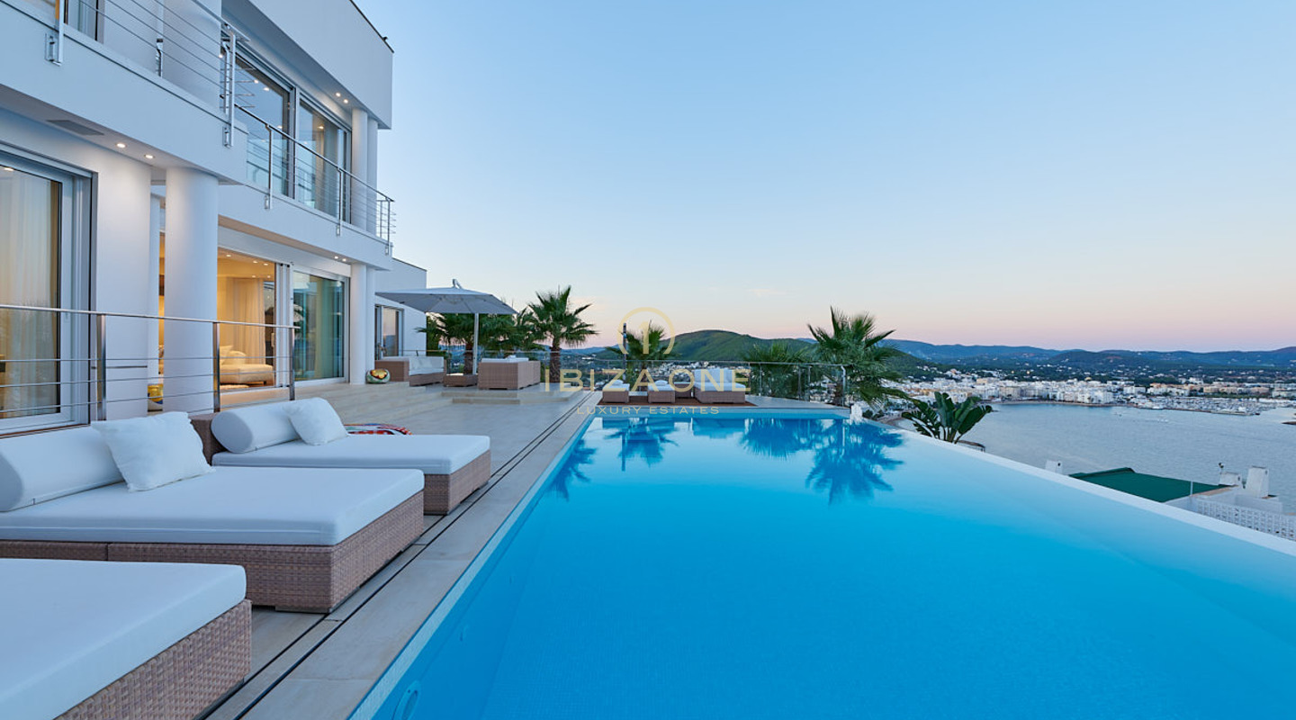 Modern luxury villa with panoramic views and luxury stunning villa for sale, Ibiza - Modern luxury villa with panoramic views and luxury stunning villa for rent, Ibiza